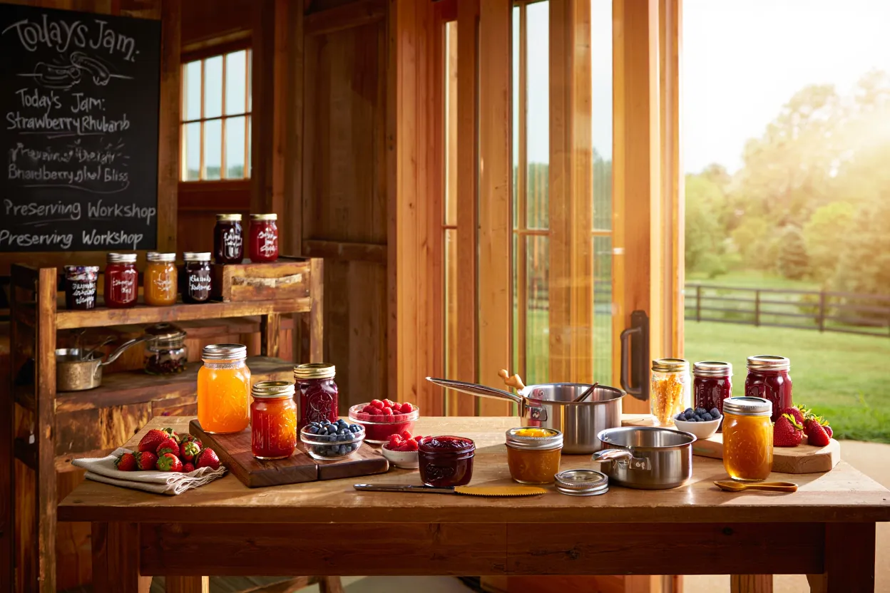 Creative jam-making workshop in Ohio